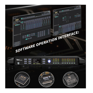 专业舞台声音Equipment-Dap408数字信号处理器，带通用串行总线RJ45连接，由耐用金属制成 - Product Image 1