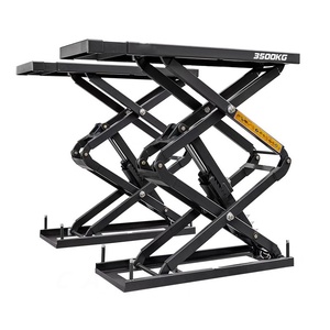 בתוך הקרקע קטן scissor להרים 3500 ק "ג מחיר זול נייד מכונת להרים רכב מעלית רכב Ramp מעליות חשמליות