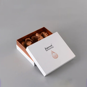 可重复使用的个性化纸板，带盖2件式豪华顶底盒礼品包装盒