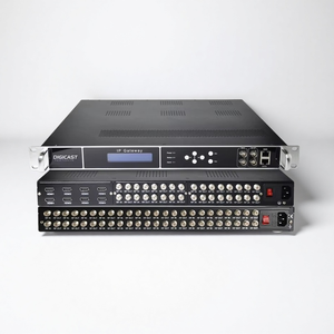 DIGICAST 8 16 24 32-Kanal-CVBS zu IP-Ausgang H264 SD-Encoder-Unterstützung LOGO, Beschriftung, QR-Code-Einfügung - Product Image 2