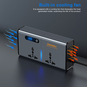 200瓦卡车快速车载充电器适配器12V 24V 220V PD C型插座3A输出电流，适用于苹果笔记本电脑USB at 5V/3A - Product Image 5