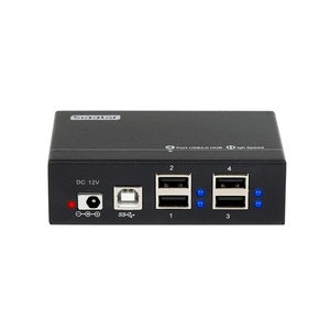 A-142 Sipolar 4端口Usb 2.0集线器，用于sd卡复印机480M/bps Usb数据集线器分离器 - Product Image 1