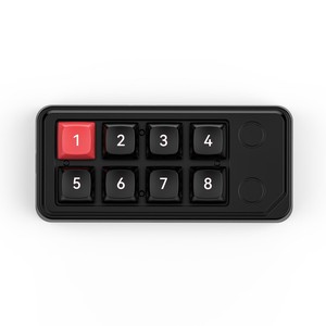 Teclado mecánico para juegos con cable K815B, 8 teclas, Mini teclado, 4 colores, luz RGB, teclado Macro programable personalizado, teclado numérico - Product Image 1