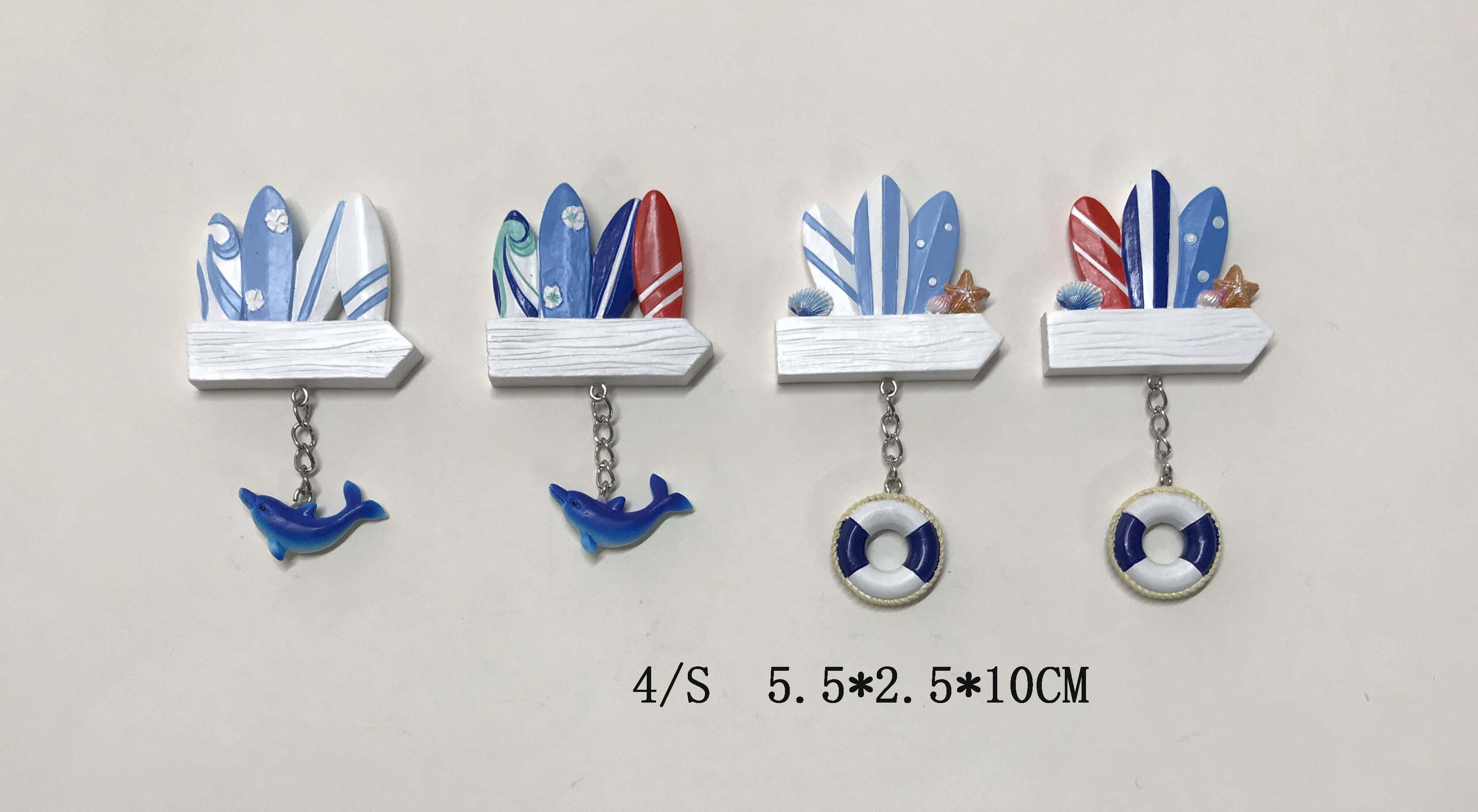 Figurilla Paddleboard con delfines