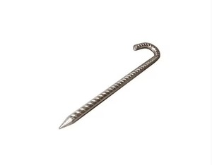 20-inch thép mạ kẽm J Móc Neo mặt đất Cổ Phần cốt thép Cổ Phần PEG cho chó cũi & J Lều Loại sản phẩm Neo - Product Image 4