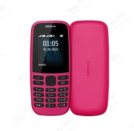 NOKIA 105(2019 VERSION) バーフィーチャーフォン用の中古携帯電話、長期バッテリーデュアルSIMスタンバイ高品質