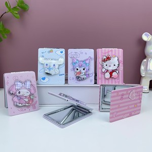 Yubon 12pcs/box Color Kawaii Small Mirror <strong>Cute</strong> and Compact Butterfly Bowknot Makeup Mirror for Girls - Product Image 6