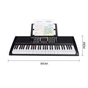 HUASHENG Smart Light-up 61 <strong>Keys</strong> Electric Organ <strong>Keyboard</strong> Instruments Teaching <strong>Function</strong> MP3 Playback Electric Piano for Beginners - Product Image 2
