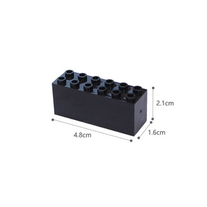 Compatible para 73090b barco peso ladrillo modificado 2x6x2 para 9686 juguetes educativos de ciencia DIY juguetes de bloques de construcción - Product Image 2