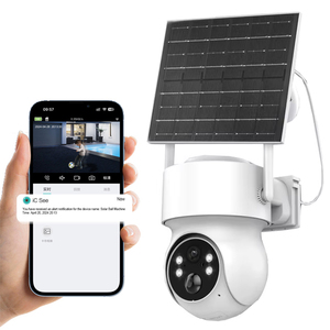 KERUI 4MP WIFI Solar Panel Camera CCTV Surveillance Outdoor <strong>Wireless</strong> Solar Home Security IP Camera PTZ <strong>Network</strong> Camera - Product Image 1
