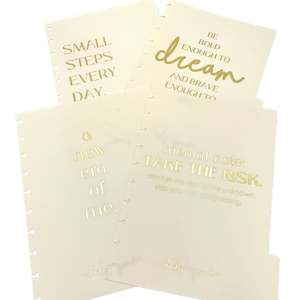 Customized PU notebook cover A5 binder, adatto per CD legante planner e notebook in morbida pelle diario - Product Image 3