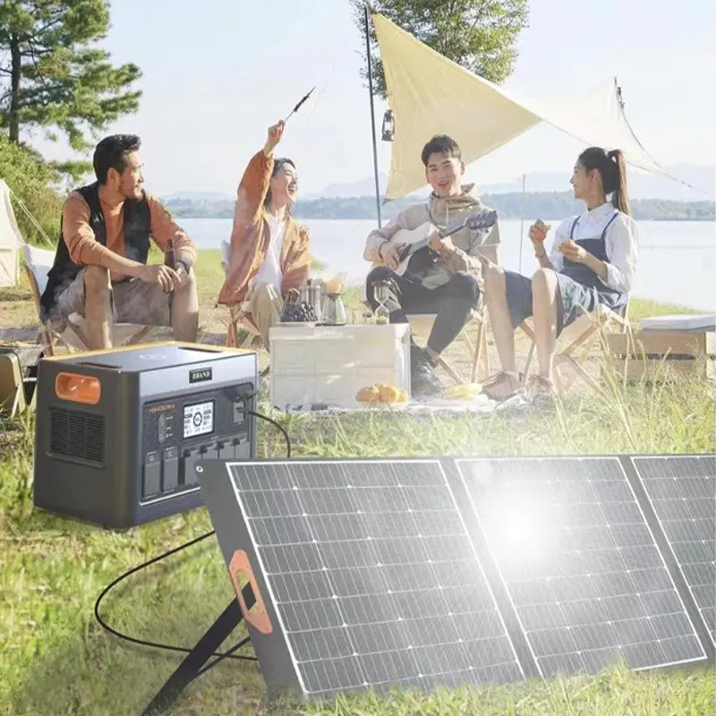 LiFePO4 휴대용 기능 전력 에너지 박스 2400Wh 태양 광 발전기