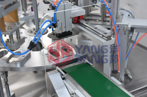 YB-FBJ dönen somun fincan yapıştırma makinesi dondurma yoğurt kabı dolum ve yapıştırma makinesi - Product Image 5