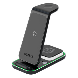 ไร้สายระบบแม่เหล็ก3 in 1สำหรับ iPhone Apple Watch airpod ที่ชาร์จแบบไร้สายอย่างรวดเร็ว - Product Image 1