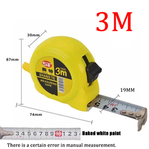 3m/5M/10M çelik mezura metrik çelik ölçüm cetveli mesafe ölçme aracı Metal metre cetvel uzunluğu ölçme aracı s - Product Image 3