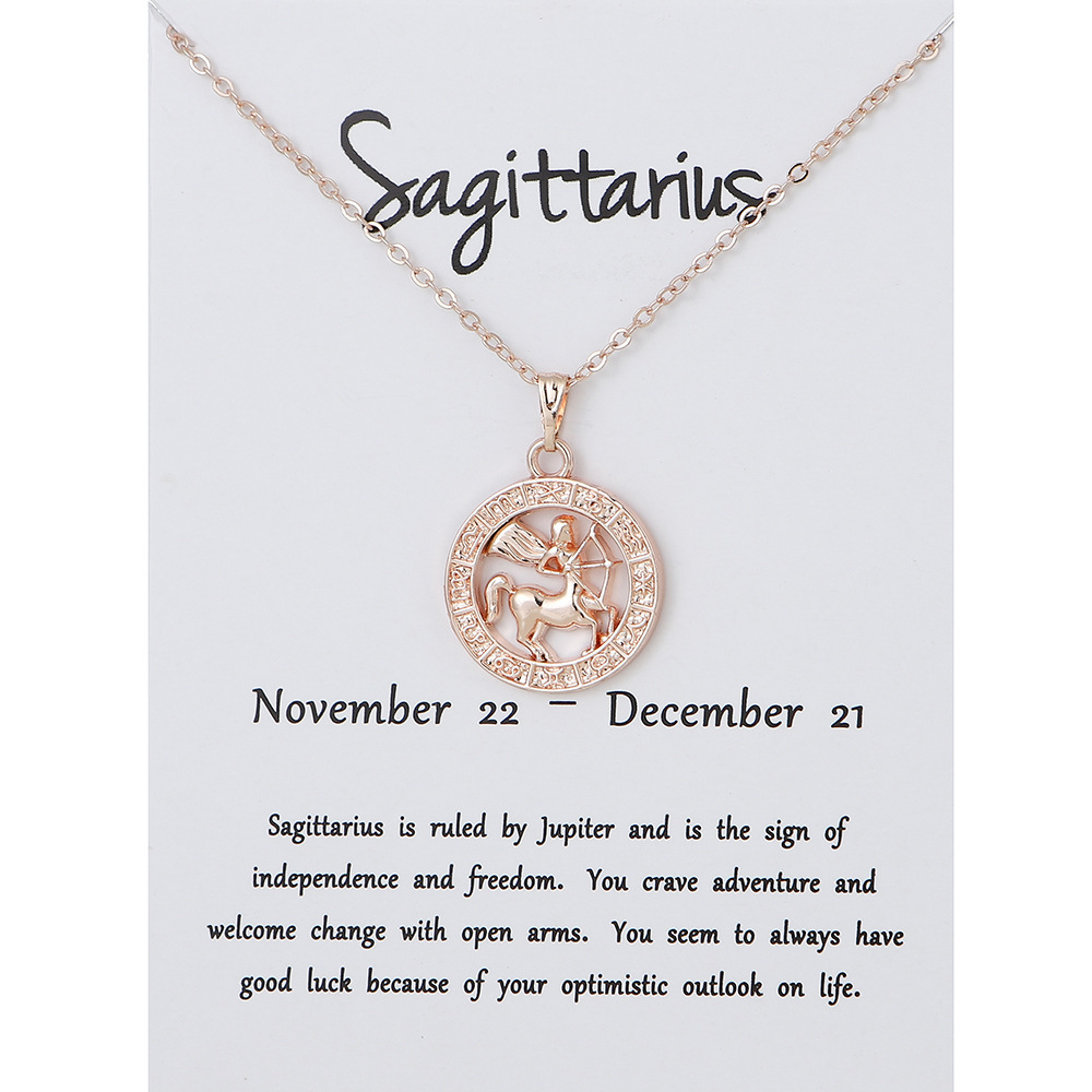 Sagittario con carta