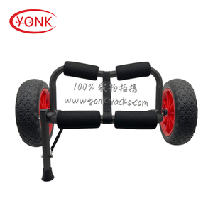 Yonk <span class=keywords><strong>Kayak</strong></span> <span class=keywords><strong>Cart</strong></span> <span class=keywords><strong>Kayak</strong></span> Dolly Wheel Beach <span class=keywords><strong>Cart</strong></span> avec sangle d'arrimage de couleur noire incluse - Product Image 3