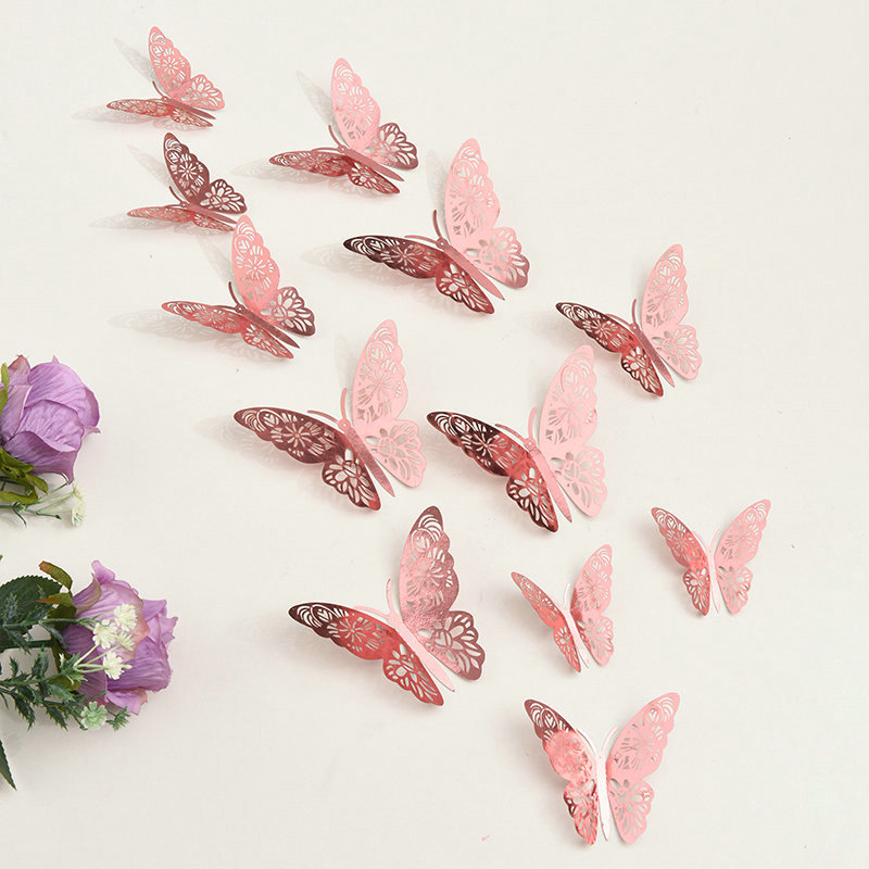 Style C Rose Gold Butterfly