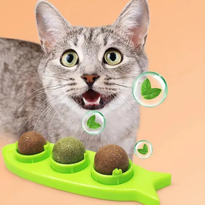 Wholesale 3 in 1 <strong>Catnip</strong> Snack Cat Toys Natural <strong>Catnip</strong> Rotating Interactive Cat Toy Fish Shape <strong>Catnip</strong> Ball Toy - Product Image 2