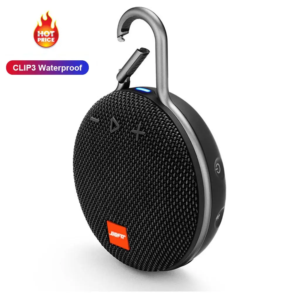 Draadloze Clip3 Draagbare Mini Speaker Bluetooth Outdoor Clip 3 Sport Geluid Waterdichte Stof Pocket Speaker