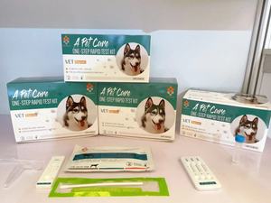 Prix de gros clinique vétérinaire détection rapide des kits de test AG du rotavirus canin en une étape test CRV giardia - Product Image 5