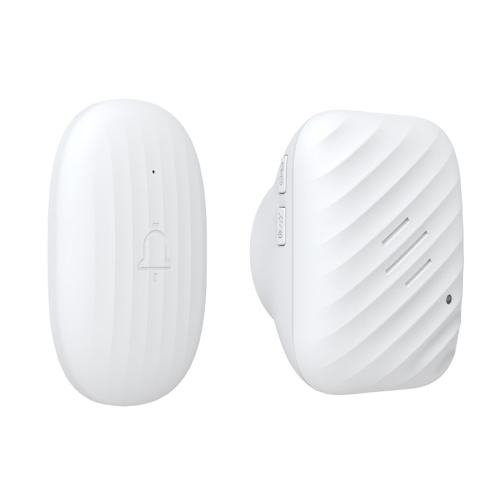 Blanc 1 bouton + 1 récepteur