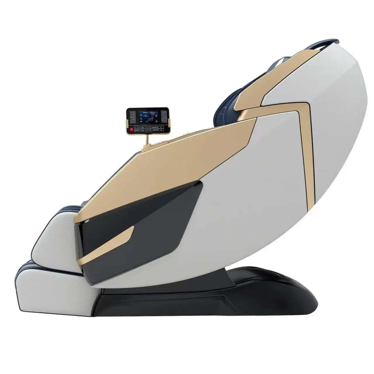 2022 SL Super Long Rail 4d Manipulator AI Voice Control Big Size WIth Breath Light Electric Massage Chair