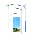 High grade new design outdoor solar powered street light lamp waterproof street solar light with pole