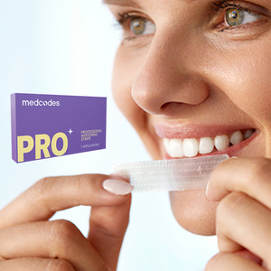 Medcodes 7 paires en gros multi-saveur végétalien enlever les taches de dents souffle rafraîchissant brillant dents blanchissant bandes pour les dents - Product Image 2