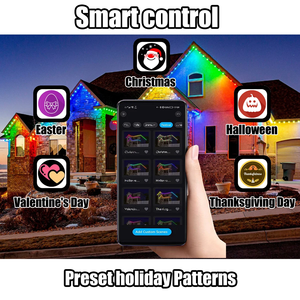 Likelight bên ngoài IP68 DC12V/24V/48V ucs2904 điểm ánh sáng LED giáng sinh đèn theo dõi ứng dụng điều khiển vĩnh viễn kỳ nghỉ chiếu sáng - Product Image 6