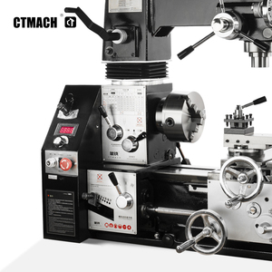 CT3325 Metal 3 en 1 combo torno taladro multifunción torno máquina multiusos torno máquina - Product Image 4