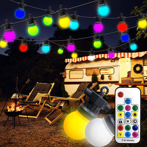 Outdoor wasserdicht G50 Lichterketten Farbe Glühbirne Garten dekorative hängende Girlanden Lichterketten Party Hochzeit
