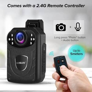 Boblov KJ21 Pro Full HD 1296P Touch Screen Display IR Night Vision Remote Control Body Worn <strong>Camera</strong> for Security - Product Image 4