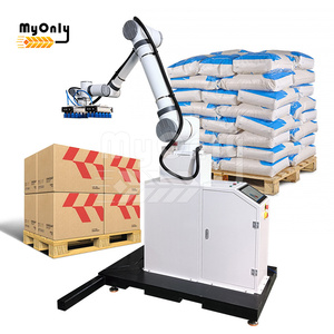 MY Carton Bag Robotic <strong>Palletizing</strong> Packaging <strong>System</strong> 50kg Stacking <strong>Robot</strong> 4 Axis Palletizer for Bag - Product Image 1