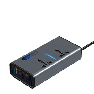 200瓦卡车快速车载充电器适配器12V 24V 220V PD C型插座3A输出电流，适用于苹果笔记本电脑USB at 5V/3A - Product Image 2