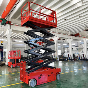 Plataforma Aérea De Tesoura Móvel Elevador Hidráulico Auto-propelido Levantador Portátil Plataforma De Andaime Elétrico Para Venda
