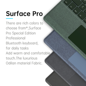 Uogic Surface Pro9/8/X Tablet Versión táctil Función magnética Teclado retroiluminado inalámbrico con panel táctil - Product Image 3