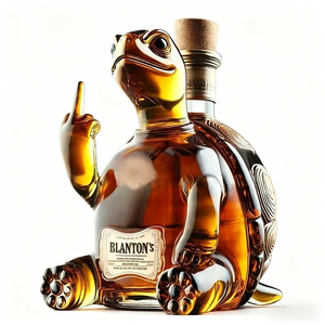 350ml Rùa Nâng ngón giữa đặt ra chai rượu thủy tinh trong kho, chai rượu thủy tinh rỗng Chất lượng cao và bề mặt nhẵn - Product Image 5