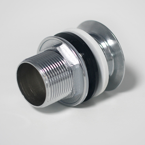 High Quality Bathroom Copper G 1 1/4&quot; Size <strong>Overflow</strong> Basin Free Flow <strong>Grid</strong> Sink Waste <strong>Drain</strong> for Public Place - Product Image 4