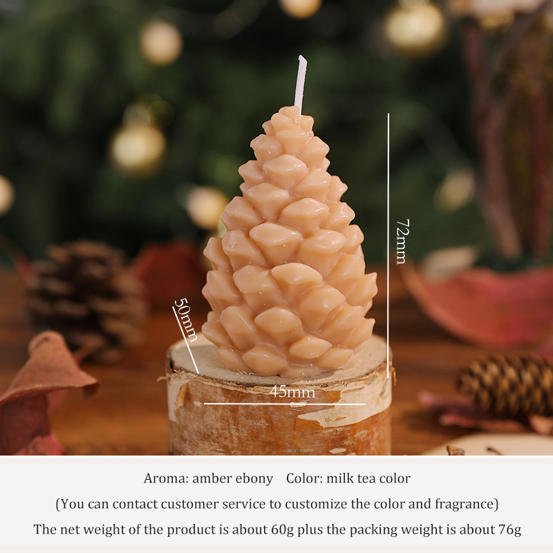 Tall Pinecone - Latte