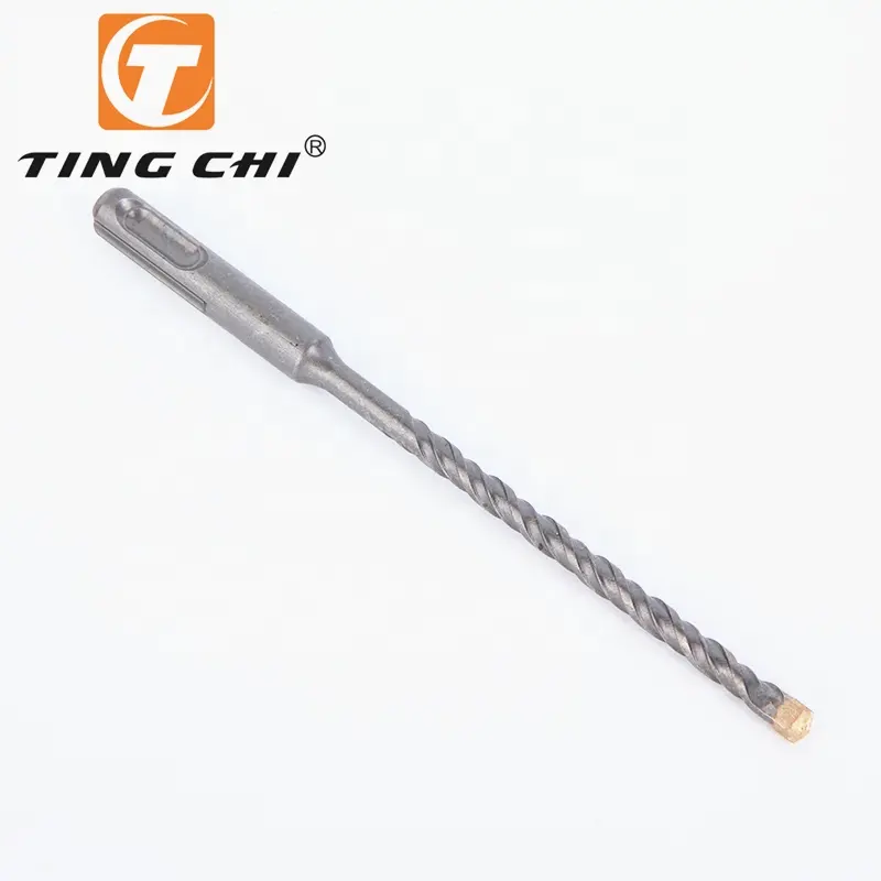 High Quality SDS-Plus Hammer Drill Bit with Solid Carbide Tip Double Flute for Drilling Concrete, Granite, Brick, Block, Tile, M