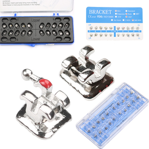 Guber nha khoa bán buôn tùy chỉnh nhãn kim loại niềng răng chỉnh nha Vật liệu mini khung kim loại với cơ sở lưới - Product Image 6