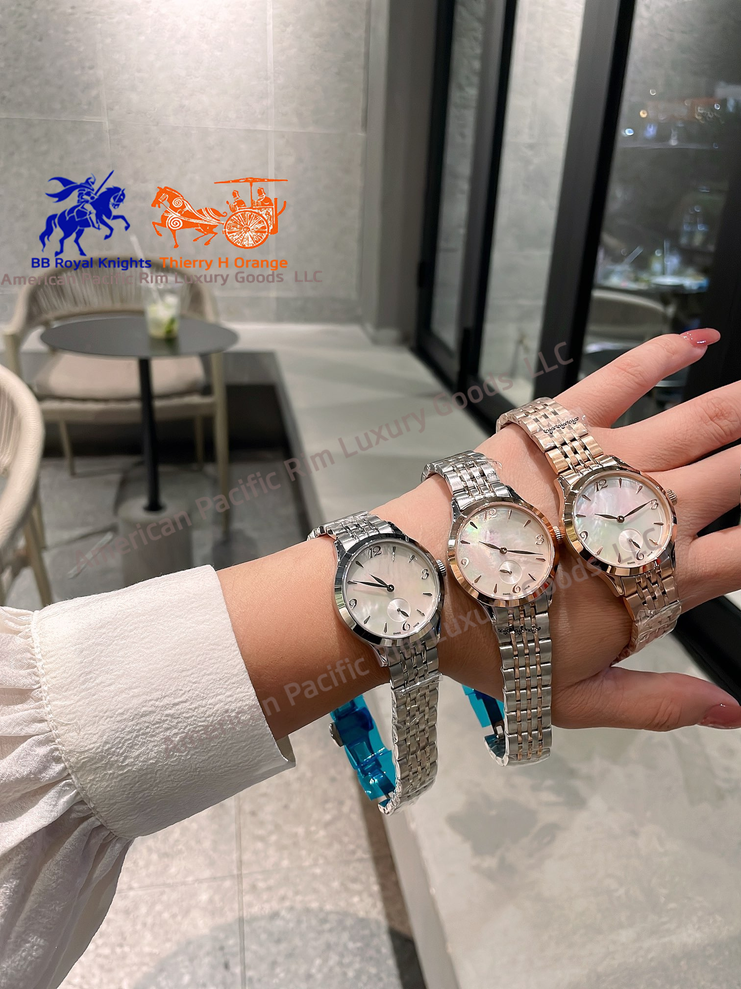 สีขาว (สาย, หน้าปัด, ขอบตัวเรือน เลือกได้)