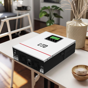 超品质3kw 5kw MPPT太阳能逆变器控制器100A混合动力面板时尚设计太阳能系统60A太阳能