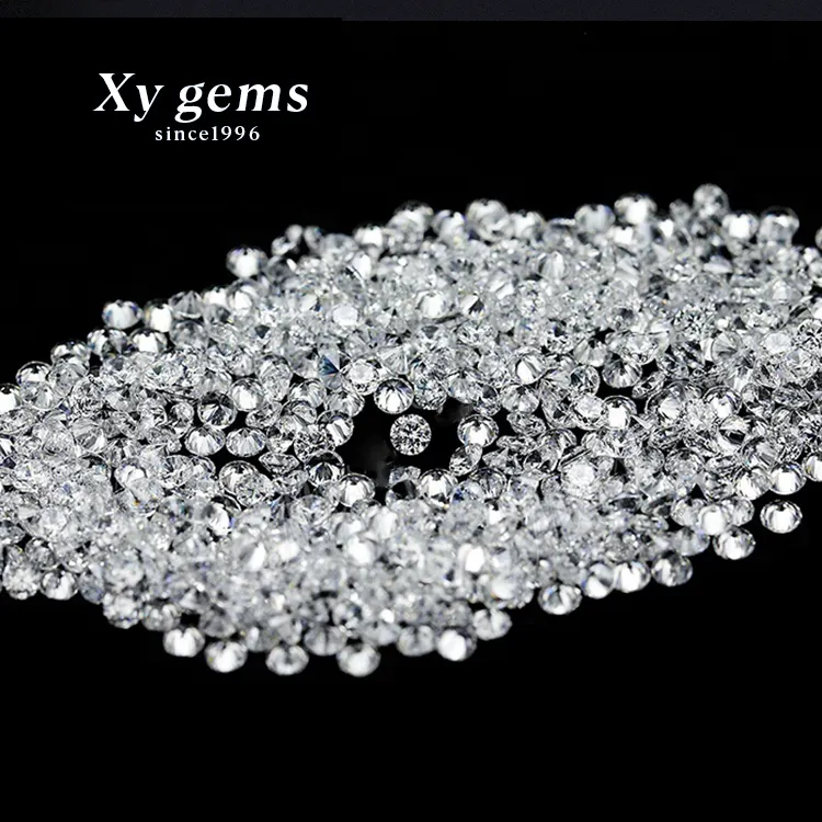 Xygems 3.0 millimetri 5.0 millimetri Sintetico Rotondo Bianco Cz allentato pietre Cubic Zirconia