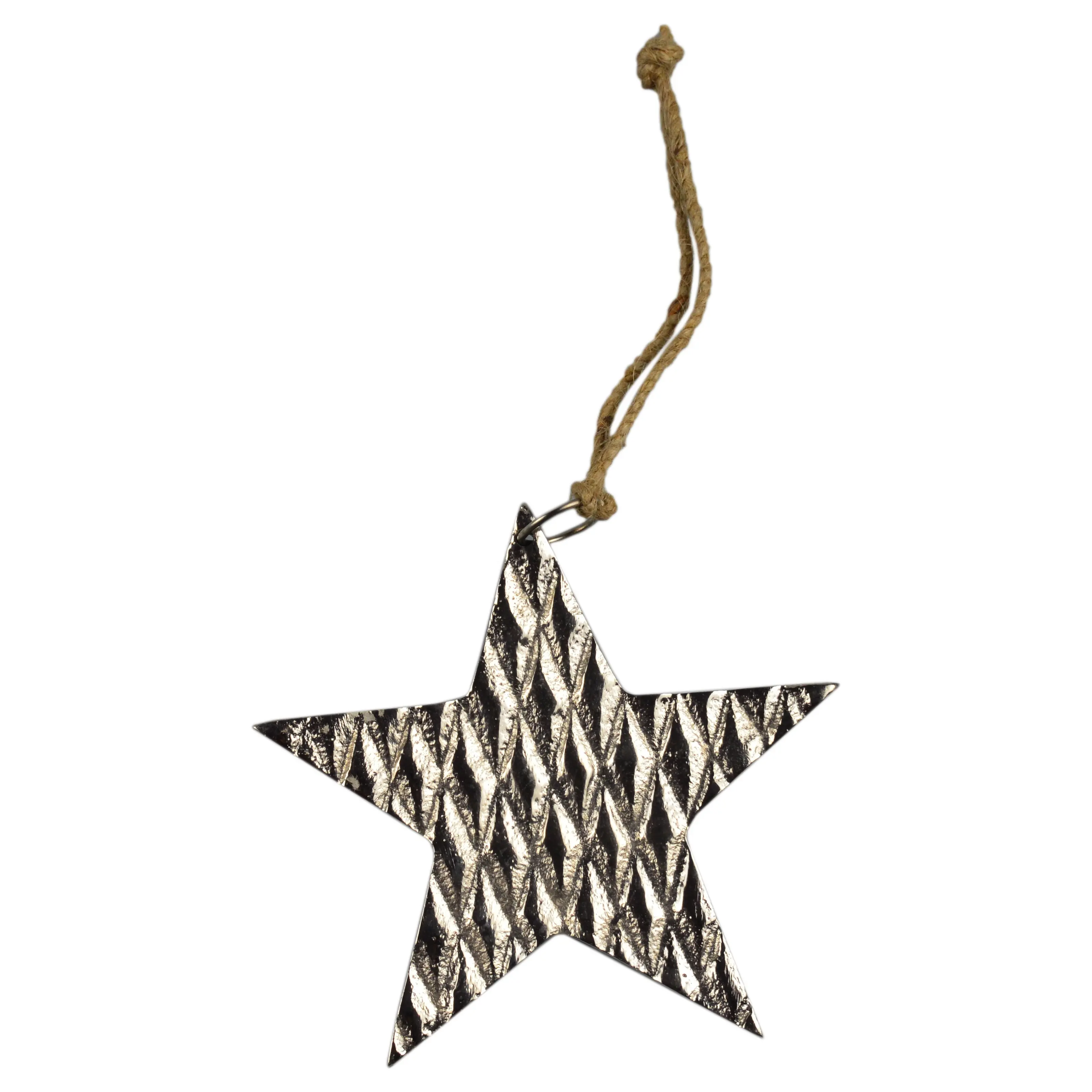 Top Level Quality Aluminium Metal Hanging Star Ornament For Christmas Party Decor And Wedding Decorative Modern Design