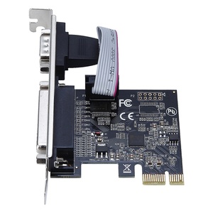 <strong>PCI</strong> Express to 1 Serial 1 Parallel Card Computer Adapter Asix99100 RS232 DB9 &amp; DB25 Computer Accessories - Product Image 2