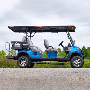 Hiệu quả cao gas điện vin wmi mã đường phố hợp pháp Golf xe Hải Quan 6 chỗ ngồi Golf giỏ hàng với bảng điều khiển năng lượng mặt trời mái - Product Image 2