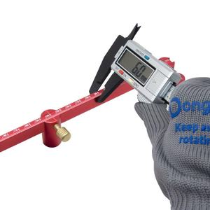 L-HT110-2 Lisca 360-degree Extended <strong>Arc</strong> and Circle Drawing Compass Ruler Made of Aluminum Alloy DIY Tool for Woodworking