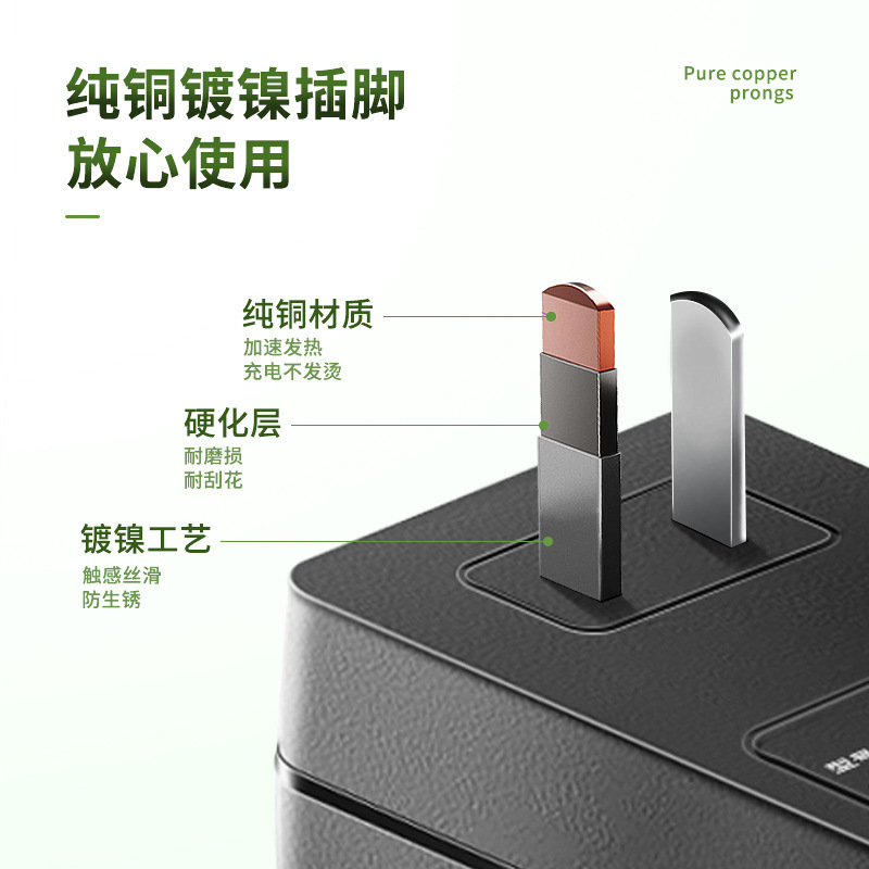 24V 2.5A power supply, straight-in US standard